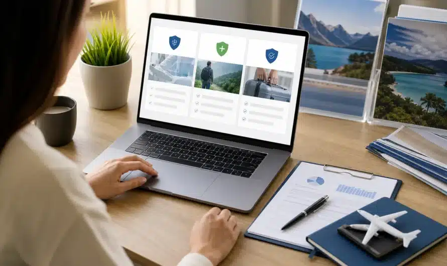 Assurance voyage avec options tarifaires et comparatif de formules