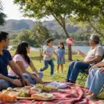 Famille profitant d'activités variées pour des vacances réussies