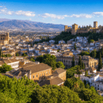Villes touristiques d'Espagne avec monuments et architecture emblématiques
