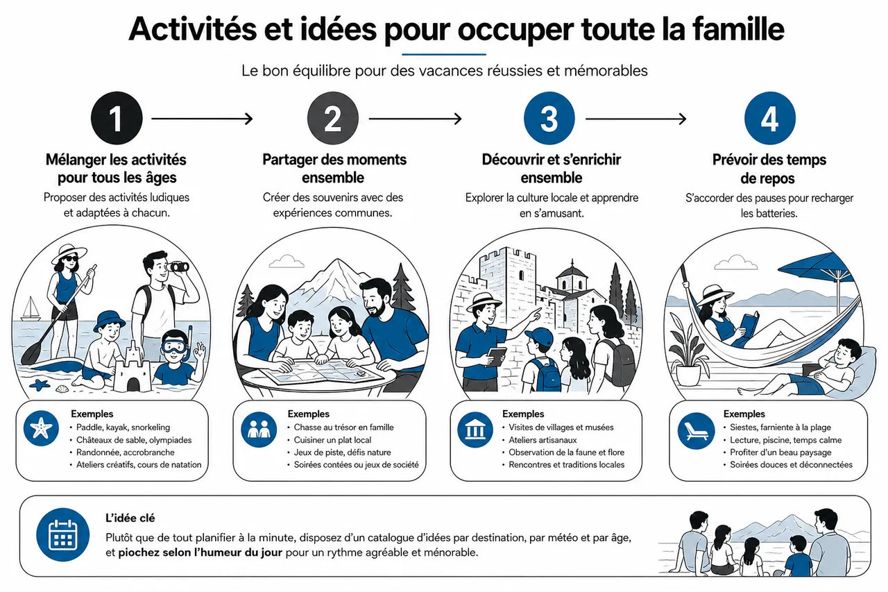 Vacances en famille avec 6 idées qui plaisent vraiment à tout le monde , Activités et idées pour occuper toute la famille