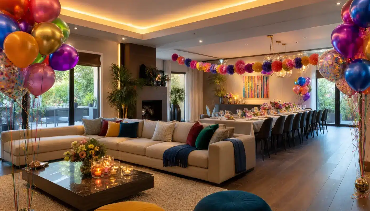 Maison accueillante pour organiser un anniversaire mémorable