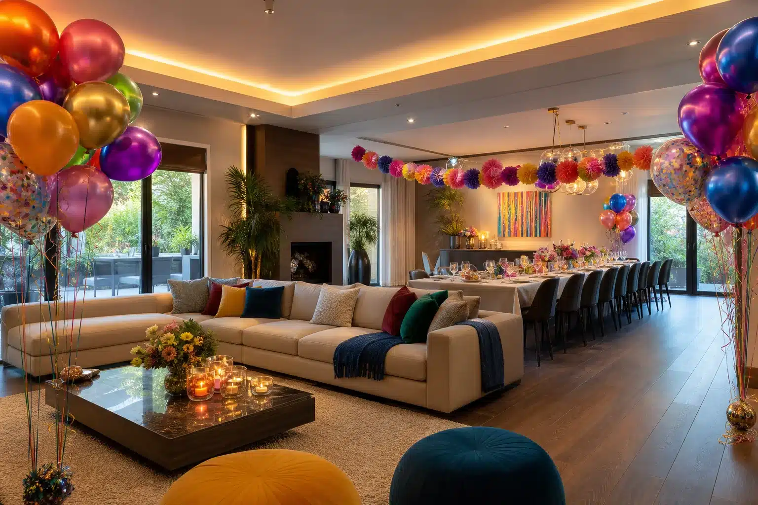 Maison accueillante pour organiser un anniversaire mémorable