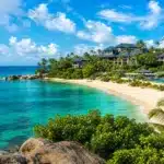Paysage de rêve avec critères de sélection pour destination idéale