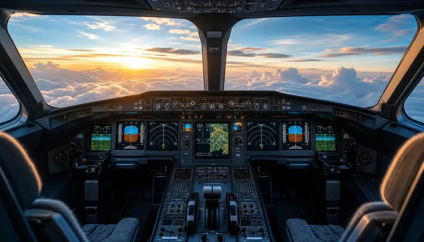 Tarifs de vols d’avion fluctuant avec graphique et avions en arrière-plan