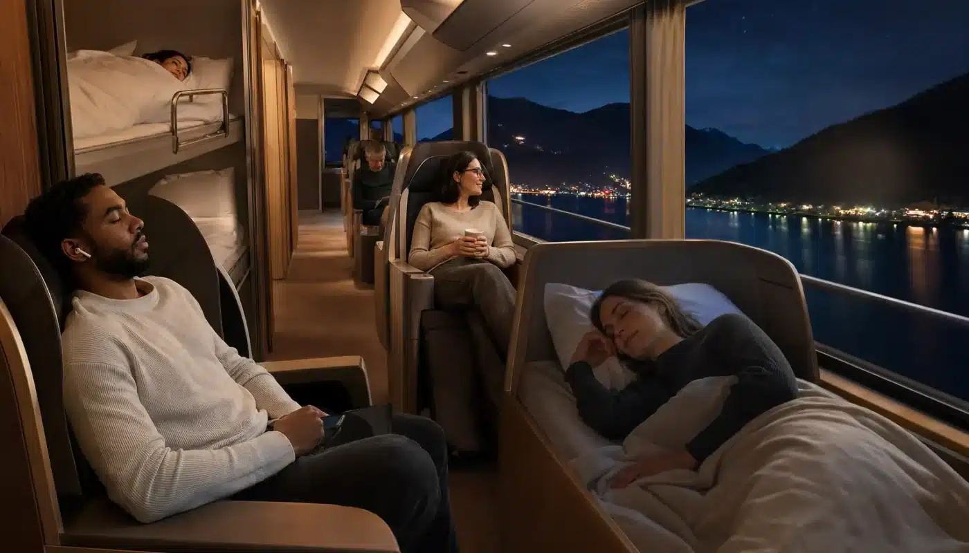 Voyage en train de nuit en Europe confort et gain de temps