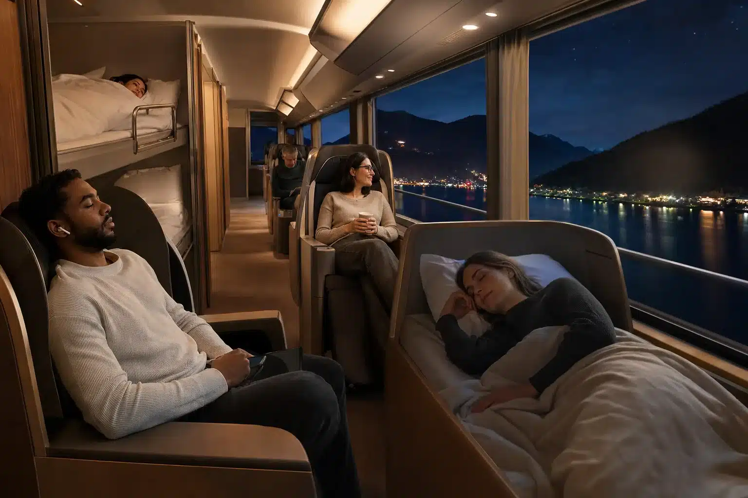 Voyage en train de nuit en Europe confort et gain de temps
